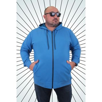 Moc Grande 22751 Saks Kapüşonlu Erkek Sweatshirt