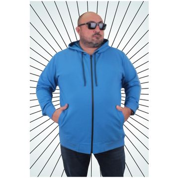 Moc Grande 22751 Saks Kapüşonlu Erkek Sweatshirt