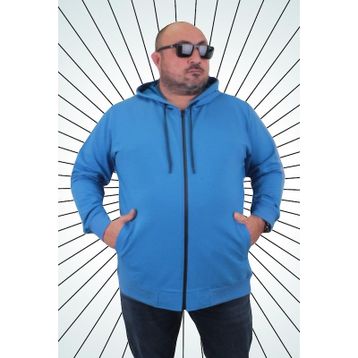 Moc Grande 22751 Saks Kapüşonlu Erkek Sweatshirt
