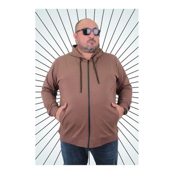 Moc Grande 22751 Taba Kapüşonlu Erkek Sweatshirt