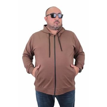 Moc Grande 22751 Taba Kapüşonlu Erkek Sweatshirt