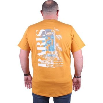 Moc Grande 23105 Paris Büyük Beden Hardal Erkek T-shirt