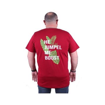 Moc Grande 23109 Jumpel Büyük Beden Bordo Erkek T-shirt