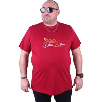 Moc Grande 23112 Wings Büyük Beden Bordo Erkek T-shirt