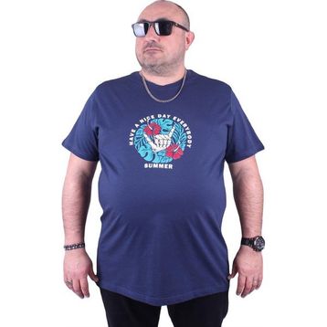Moc Grande 23119 Summer Büyük Beden Marin Erkek T-shirt