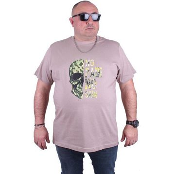 Moc Grande 23126 No Gain Büyük Beden Toprak Erkek T-shirt