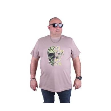 Moc Grande 23126 No Gain Büyük Beden Toprak Erkek T-shirt