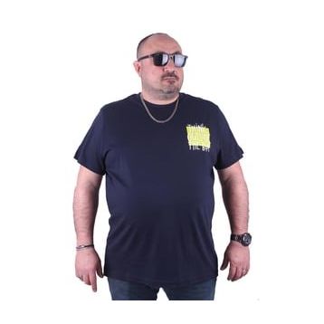 Moc Grande 23137 Outside Büyük Beden Lacivert Erkek T-shirt