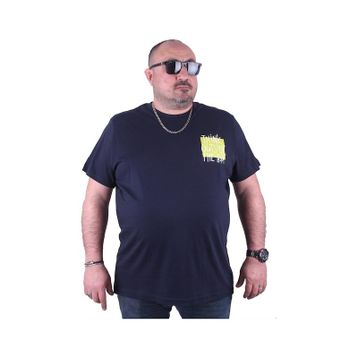 Moc Grande 23137 Outside Büyük Beden Lacivert Erkek T-shirt