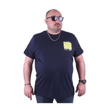 Moc Grande 23137 Outside Büyük Beden Lacivert Erkek T-shirt