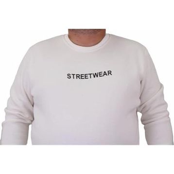 Moc Grande 23206 Streetwear Ekru Erkek Sweatshirt