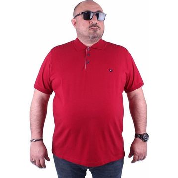 Moc Grande 23403 Klasik Büyük Beden Bordo Erkek T-shirt