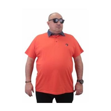 Moc Grande 23420 Büyük Beden Turuncu Erkek T-shirt