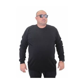 Moc Grande 23750 Siyah Basic Sıfır Yaka Triko Erkek Kazak