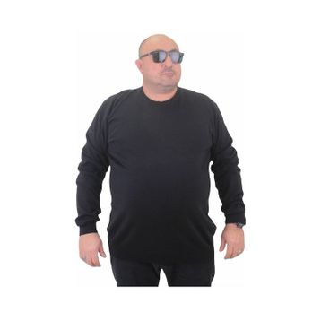 Moc Grande 23750 Siyah Basic Sıfır Yaka Triko Erkek Kazak