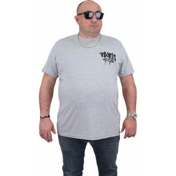 Moc Grande 24129 Paris Gri Melanj Erkek T-shirt