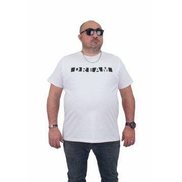 Moc Grande 24140 Sıfır Yaka Dream Beyaz Erkek T-shirt