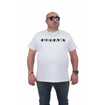 Moc Grande 24140 Sıfır Yaka Dream Beyaz Erkek T-shirt