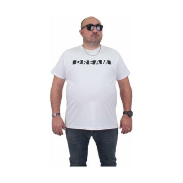 Moc Grande 24140 Sıfır Yaka Dream Beyaz Erkek T-shirt