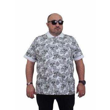 Moc Grande 24454 Skull Beyaz Erkek T-shirt