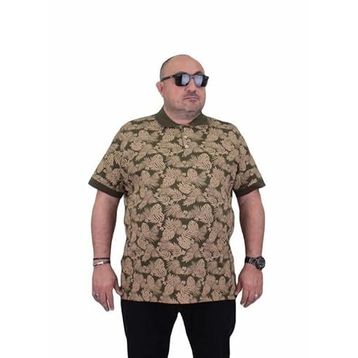 Moc Grande 24455 Hawai Askeri Yeşil Erkek T-shirt