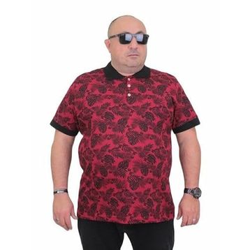 Moc Grande 24455 Hawai Bordo Erkek T-shirt