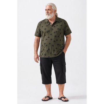 Moc Grande 24460 Palm Askeri Yeşil Erkek T-shirt
