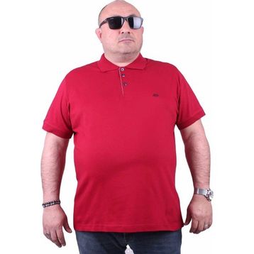 Moc Grande Polo 11500 Büyük Beden Bordo Erkek T-shirt