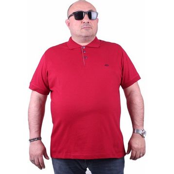 Moc Grande Polo 11500 Büyük Beden Bordo Erkek T-shirt