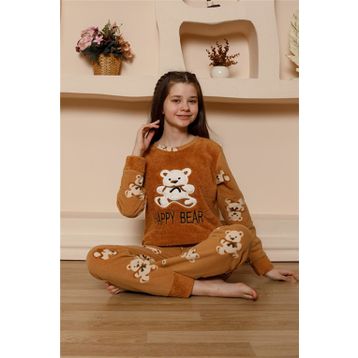 Moda Çizgi 20522 Welsoft Polar Kız Çocuk Pijama Takımı