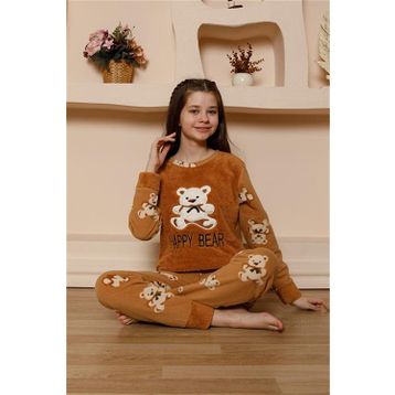 Moda Çizgi 20522 Welsoft Polar Kız Çocuk Pijama Takımı