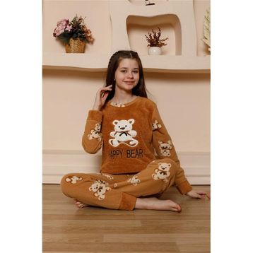Moda Çizgi 20522 Welsoft Polar Kız Çocuk Pijama Takımı
