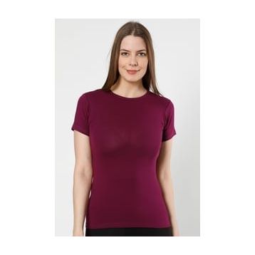 Moda Çizgi 232M Siyah Kısa Kol Kadın Body