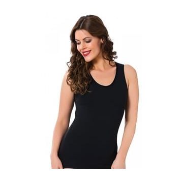 Moda Çizgi 246 Beyaz Kalın Askılı Kadın Body