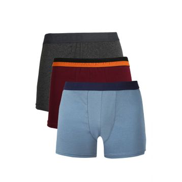 Moda Çizgi 40093 Erkek Penye 3'lü Boxer