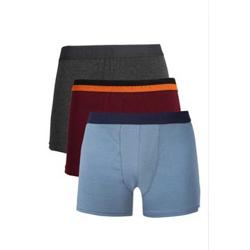 Moda Çizgi 40093 Erkek Penye 3'lü Boxer