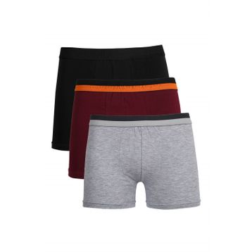 Moda Çizgi 40096 Erkek Penye 3'lü Boxer