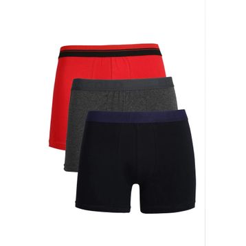 Moda Çizgi 40098 Erkek Penye 3'lü Boxer