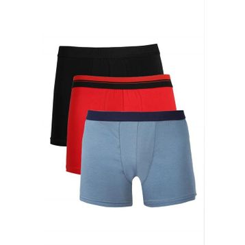 Moda Çizgi 40101 Erkek Penye 3'lü Boxer