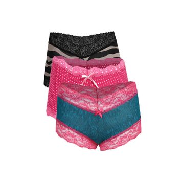 Moda Çizgi 40207 Bayan 3'lü Boxer
