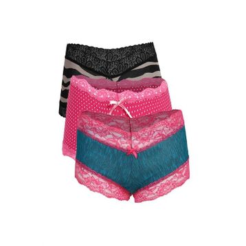 Moda Çizgi 40207 Bayan 3'lü Boxer