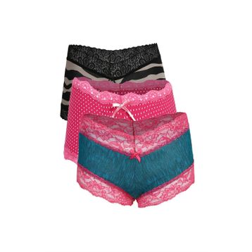 Moda Çizgi 40207 Bayan 3'lü Boxer
