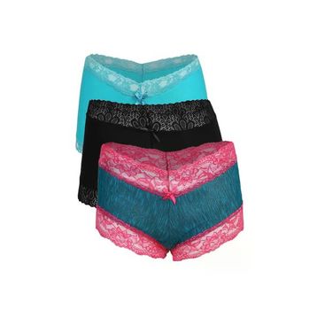 Moda Çizgi 40211 Bayan 3'lü Boxer