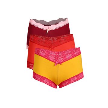 Moda Çizgi 40216 Bayan 3'lü Boxer
