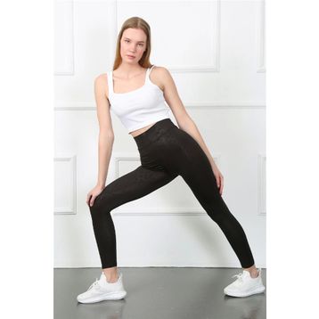Moda Çizgi 5915 Siyah Micro Kadın Tayt