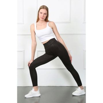 Moda Çizgi 5915 Siyah Micro Kadın Tayt