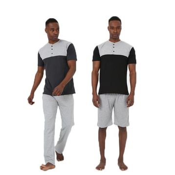 Moda Çizgi 6825 3'lü Gri Erkek Pijama Takımı
