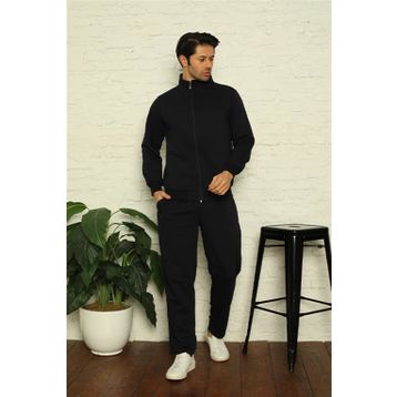 Moda Çizgi 7005 Siyah Erkek Eşofman Takımı