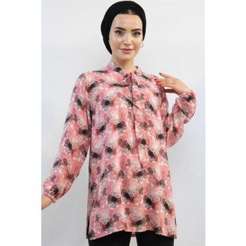 Moda Çizgi MC5172 Kravatlı Bluz