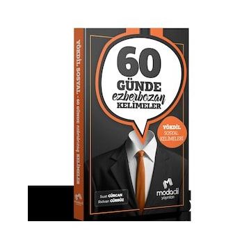 Moda Dil Yayınları - 60 Günde Ezberbozan Yökdil Sosyal Kelimeleri